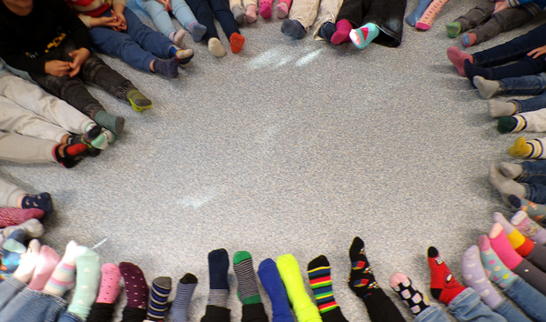 Foto von bunten Socken