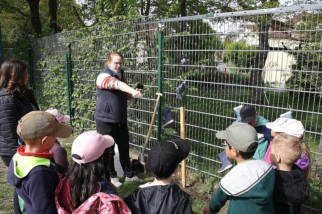 Kinder erfahren, wie lange Materialien brauchen, um sich zu zersetzen
