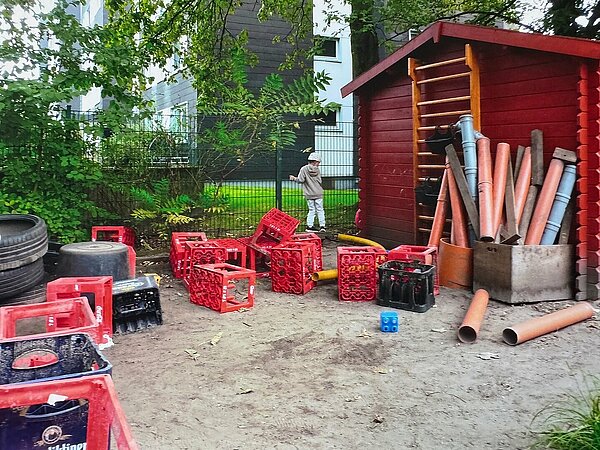 Kinder-Baustelle