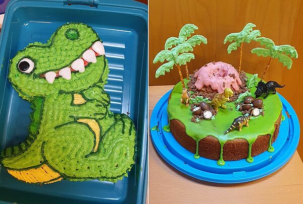 Dino-Kuchen der KiTa St. Agnes