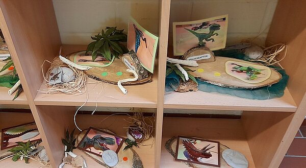 Einblick in Dino-Ausstellung