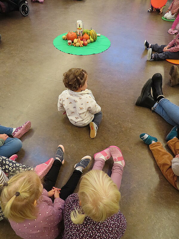 Kinder beim Lichtimpuls