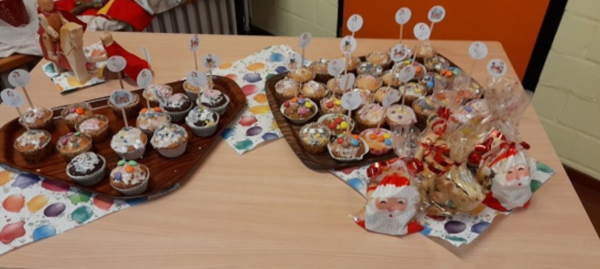 Muffin-Verkauf in der Gelsenkirchener KiTa St. Agnes.
