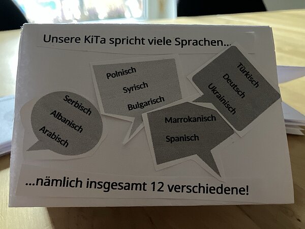 Selbstgestaltetes Faltbuch