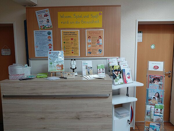 Infostand in der KiTa St. Anno