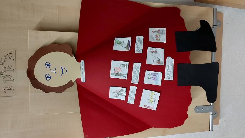 Selbstgestaltete Martinsfigur