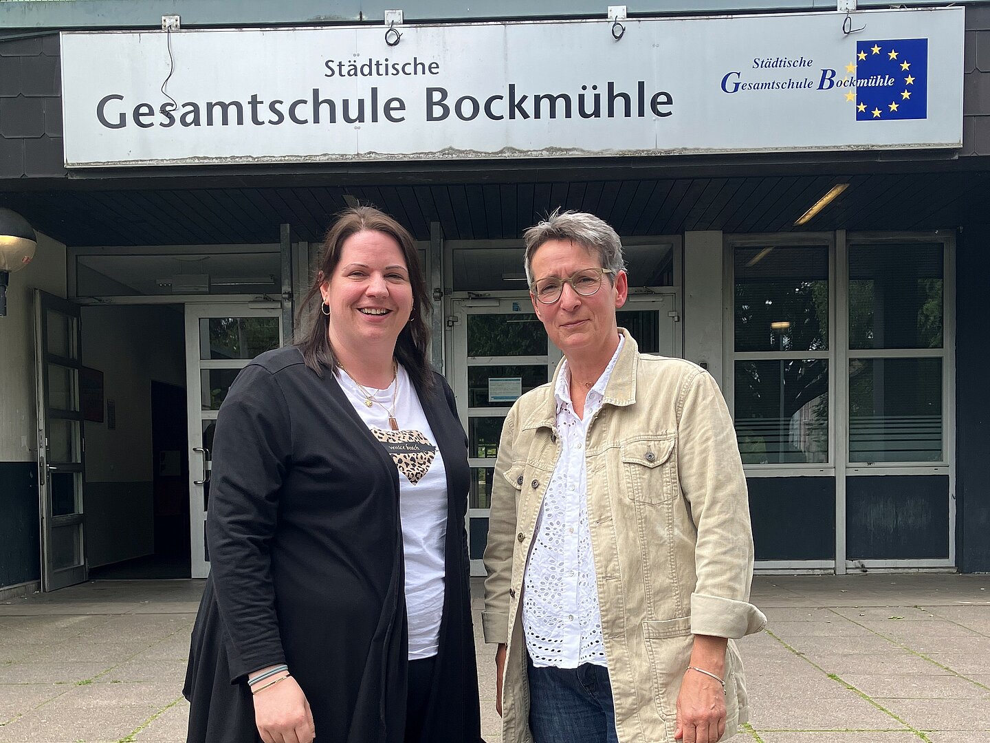 KiTa-Leiterin Stefanie Dushaj und Fachberaterin Regina Mühlinghaus freuen sich darauf, die Sprachbildung in ‎Essen-Altendorf gemeinsam mit den anderen Akteur*innen im Pilotprojekt zu gestalten. (Foto: KiTa Zweckverband)‎  